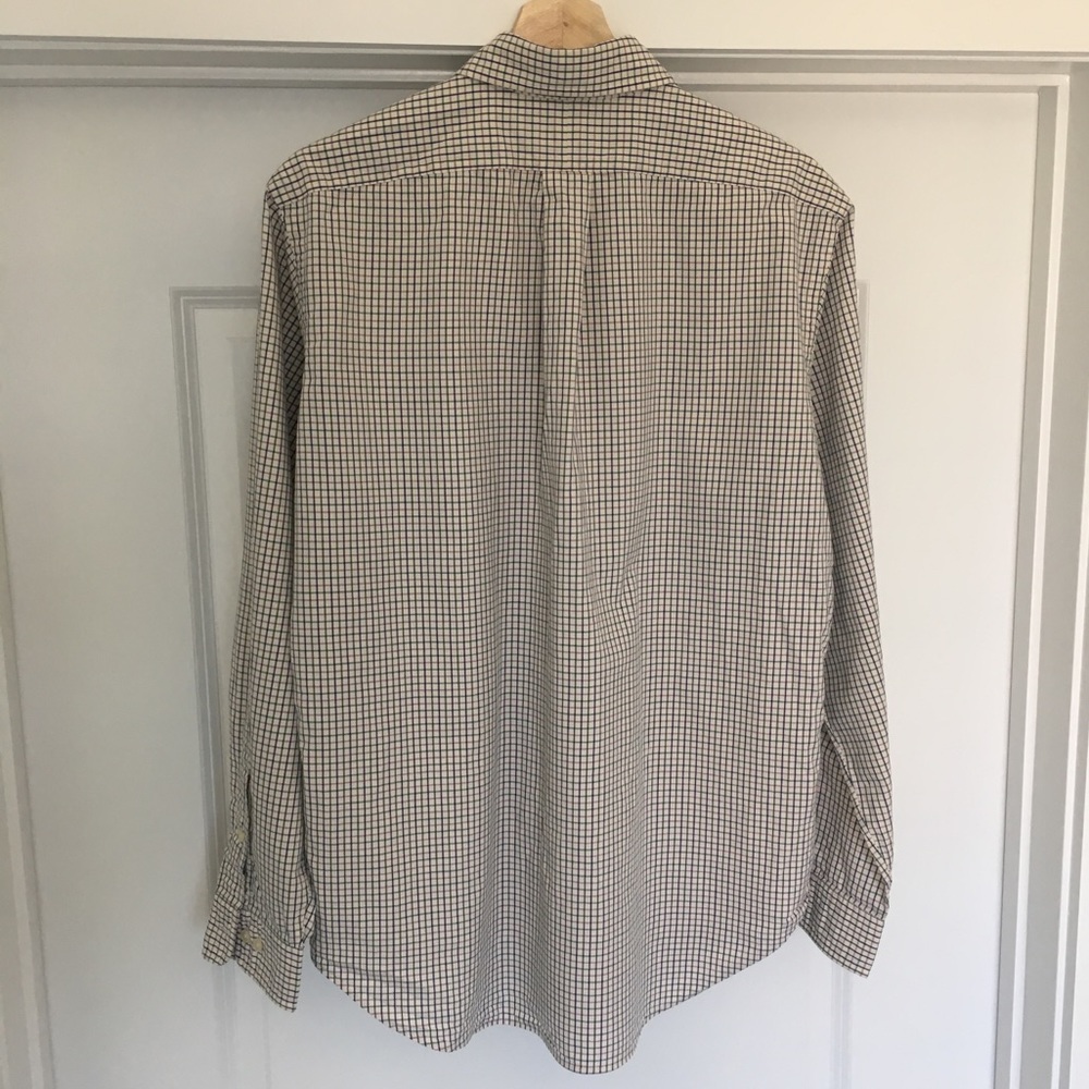 White grid Ralph Lauren button down - Picture 2 of 5
